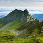 Fagaras Mountains in Romania