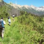 Walking in the Carpathian Mountains in Slovakia