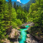 Soca River in Slovenia