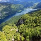 View of lake Bohinj from Vogel cable car