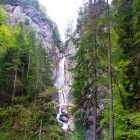 Gozd Martuljek waterfall in the Julian Alps, Slovenia
