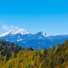 Karavanke mountains in Slovenia
