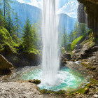 Pericnik waterfall in Slovenia