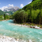 Soca River in Slovenia