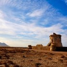 Cabo de Gata Tower on San Miguel beach in Spain