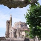 Architecture along the Camino de Santiago Coastal Way walking trail in Spain