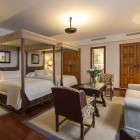 Bedroom at the Parador accommodation in Santiago, Spain