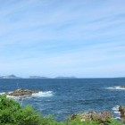 Camino de Santiago Coastal Way walking trail in Spain