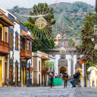 Street in Teror, Gran Canaria, the Canary Islands