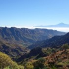 Mount Teide from Degollada de Peraza in La Gomera, the Canary Islands