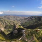 View of Mount Teide from La Gomera, the Canary Islands