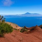 View of Mount Teide from La Gomera, the Canary Islands