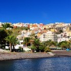 San Sebastian Beach in La Gomera, the Canary Islands