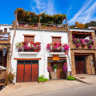 White-washed building in Capileira, Spain