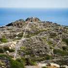 Coastal cliff top in Cap de Creus National Park in Catalonia