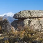 Dolmen de la Casa Encantada megalithic tomb in Lleida, Catalonia, Spain