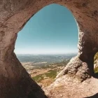 View from a cave in Serra del Montsec, Catalonia