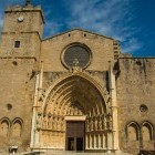 Santa Maria Basilica de Castello Dempuries in Spain