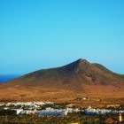 Volcanic landscape in Rodalquilar Valley, Spain