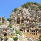 Lycian rock cut tombs of Myra