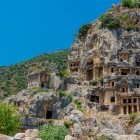 Rock tombs in Myra, Turkey