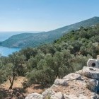 Roman aqueduct near Patara Beach in Turkey