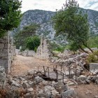 Ruins of the ancient city of Olympos in Turkey