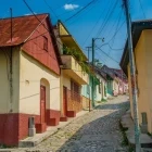 Picturesque streets in Isla de Flores, Guatemala.
