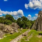 Ancient ruins in Tikal National Park, Guatemala.