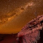 Milky way & night sky over the Atacama Desert in Chile