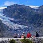Hikers taking a rest in Pumali National Park