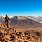 Licancabur volcano from Toco Hill San Pedro de Atacama, Chile