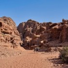 Ad Deir trail to Ad-Dajr Monastery in Jordan