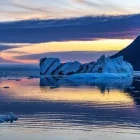 View of an iceberg in Greenland
