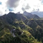 400 bend road to Cilaos in Reunion Island