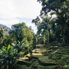 Terraces of the lost city in Santa Marta, Colombia.