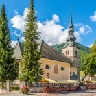 Church in Kranjska Gora, Slovenia.