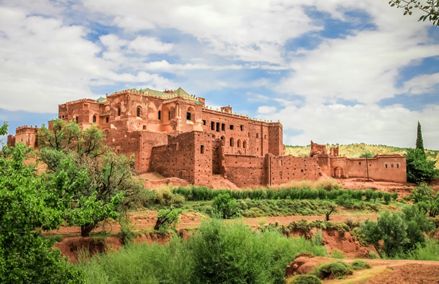 Telouet kasbah in Morocco