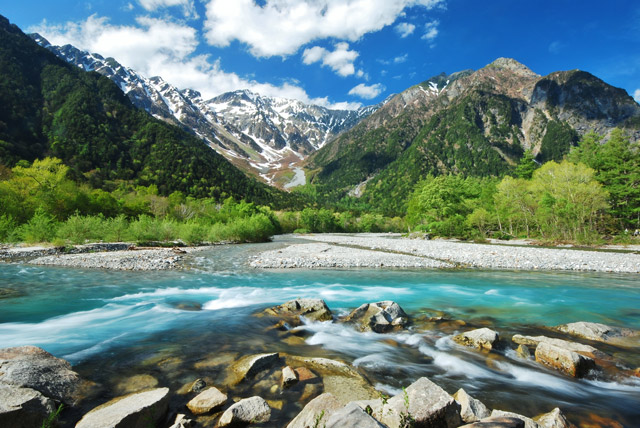Mountains in Kamikochi, Japan