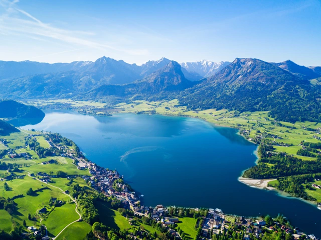 Lake Wolfgangsee in Austria