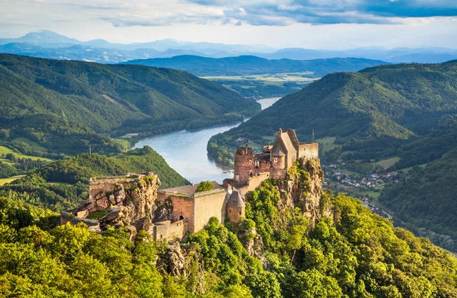 Aggstein Castle in Wachau, Austria