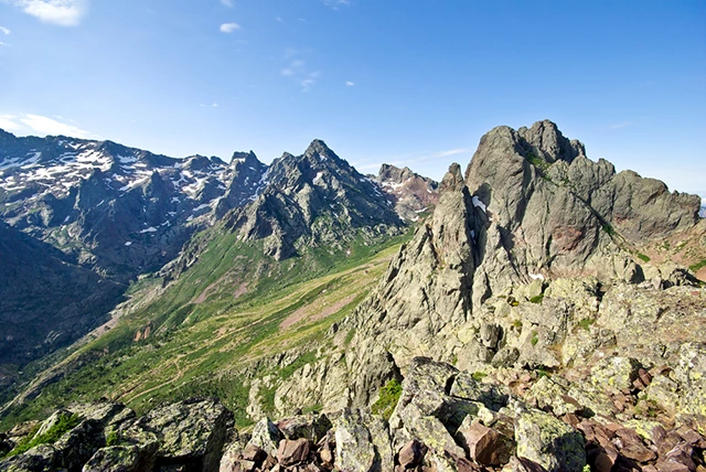 Asco Valley from the GR20 patch in Corsica, France