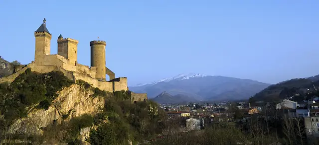 Foix castle in the French Pyrenees