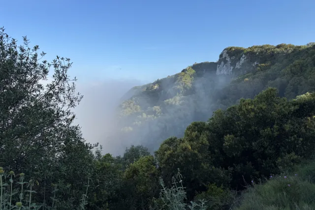 A view from the Corfu Trail.