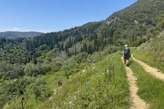 Along the Corfu Trail.