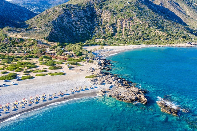 Gialiskari beach near Paleochora in Crete, Greece