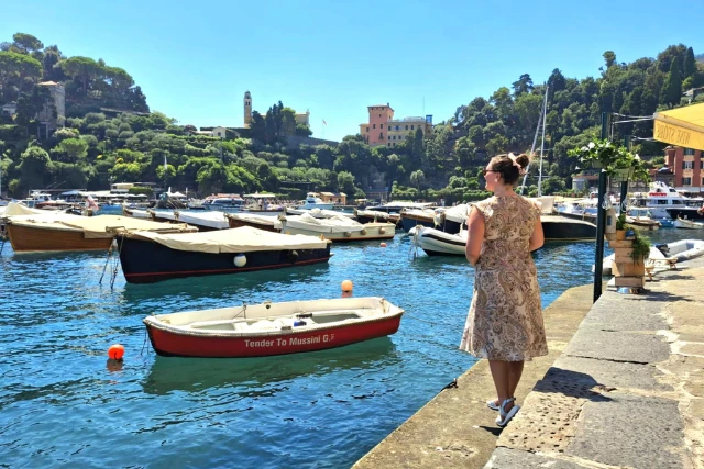 Aleksandra Godawa-Hodge in Vernazza, Italy.