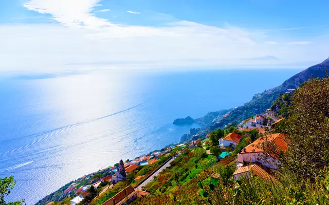 Agerola village in the Amalfi Coast, Italy