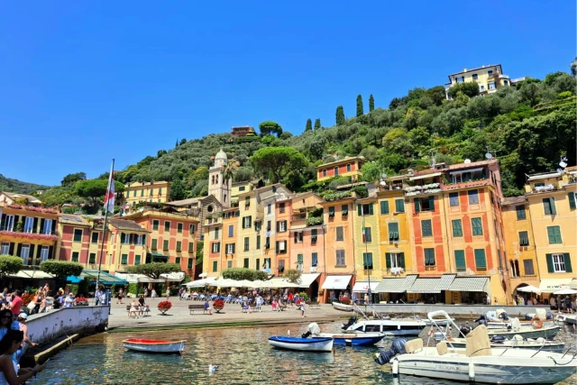 Portofino harbour, Italy.