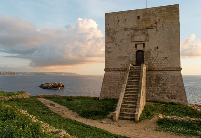Mgarr Ix Xini Bay Tower in Gozo